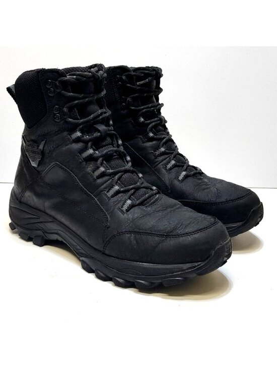 Harley-Davidson Gilmour Motorcycle Combat Leather Boots D93505 Men\'s US 12M VGC main image 8